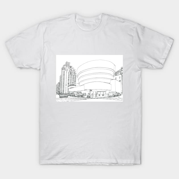 Guggenheim Museum T-Shirt by valery in the gallery